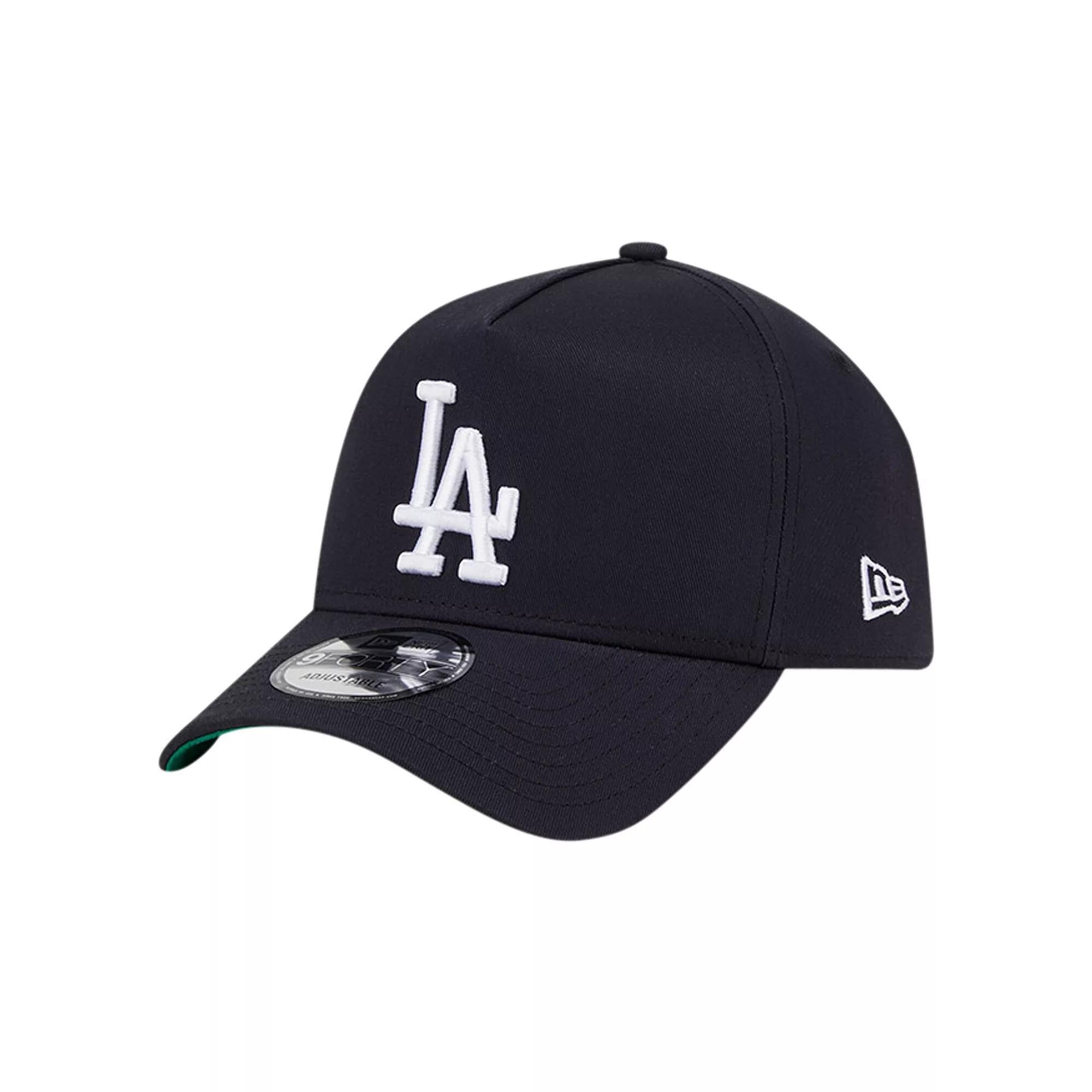 Men's New Era Navy Los Angeles Dodgers Team Color A-Frame 9FORTY Adjustable Hat, Blue Product Image