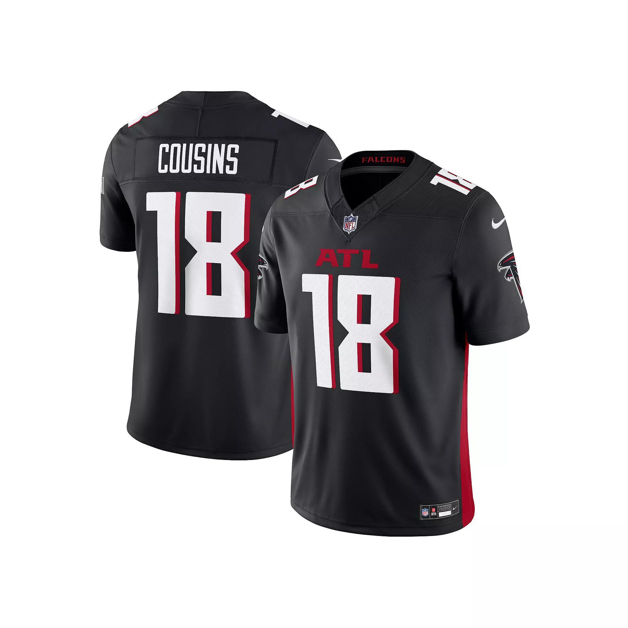 Men's Nike Kirk Cousins Black Atlanta Falcons Vapor F.U.S.E. Limited Jersey, Size: 3XL Product Image