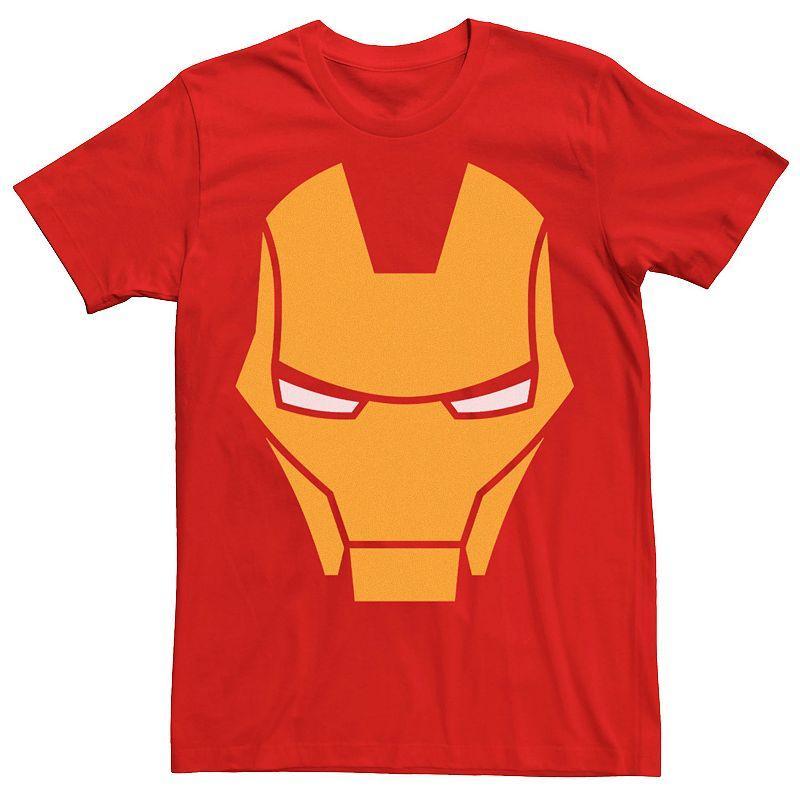 Men's Marvel Avengers Iron Man Big Face Tee, Size: XXL, Red Product Image