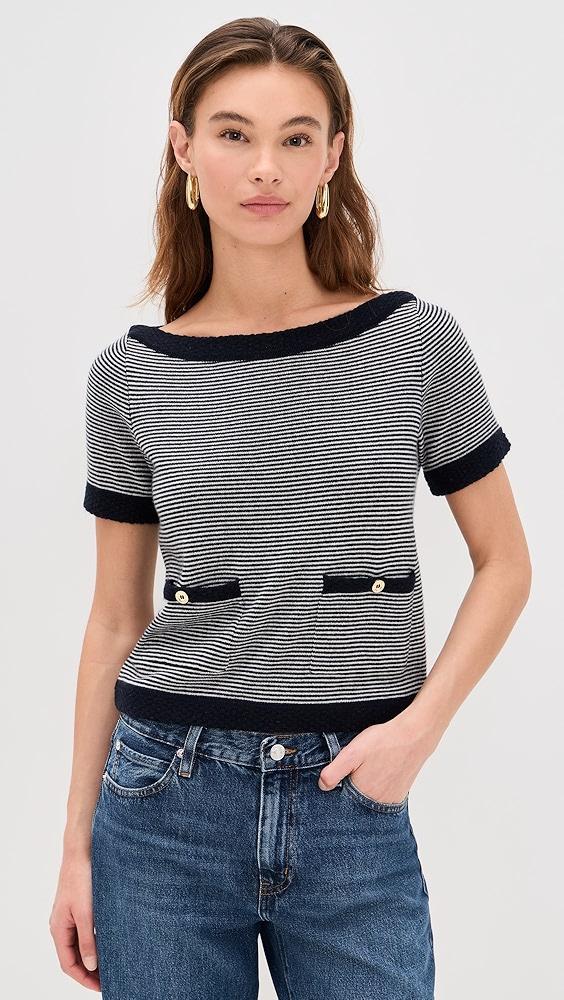 FRAME The Cashmere Boat Neck Top | Shopbop Product Image