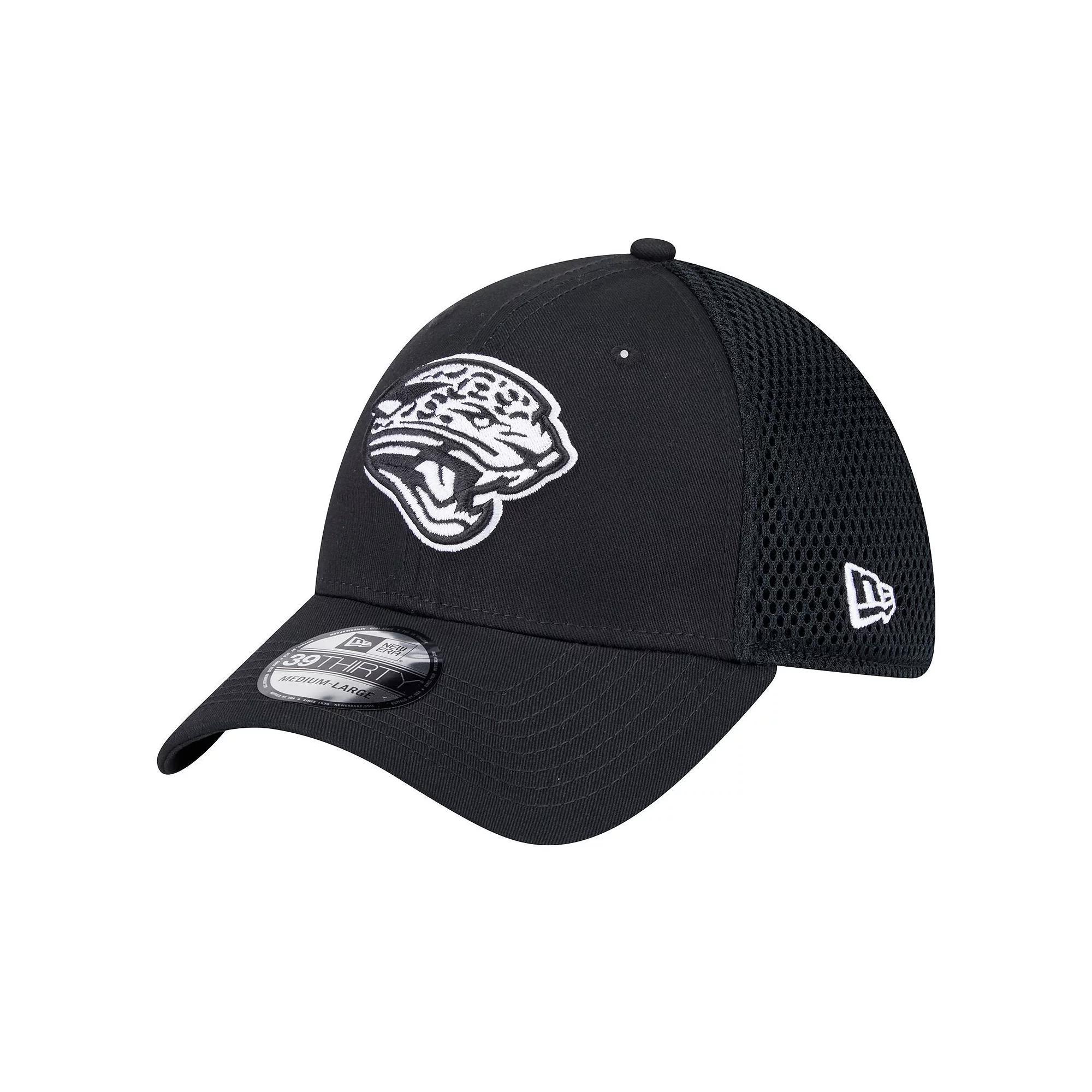 Men's New Era Black Jacksonville Jaguars Main Neo 39THIRTY Flex Hat, Size: Large/XL Product Image