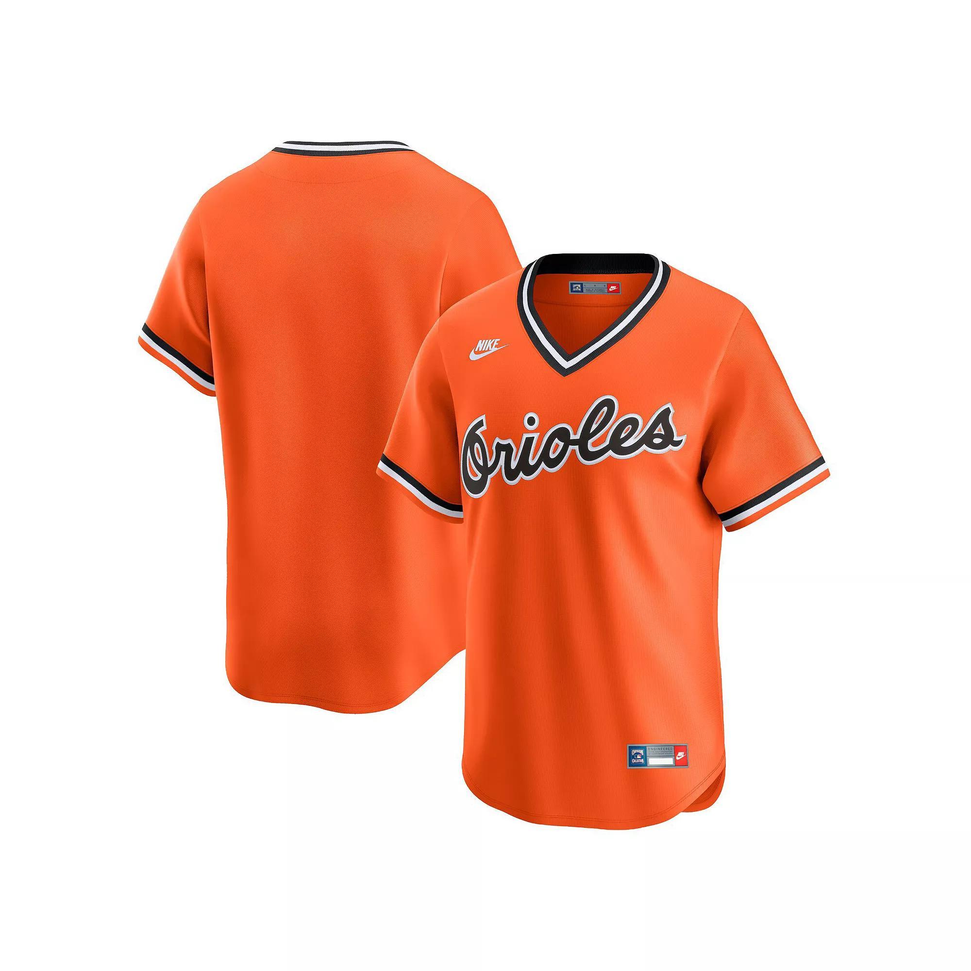 Men's Nike Orange Baltimore Orioles Cooperstown Collection Limited Jersey,  Product Image