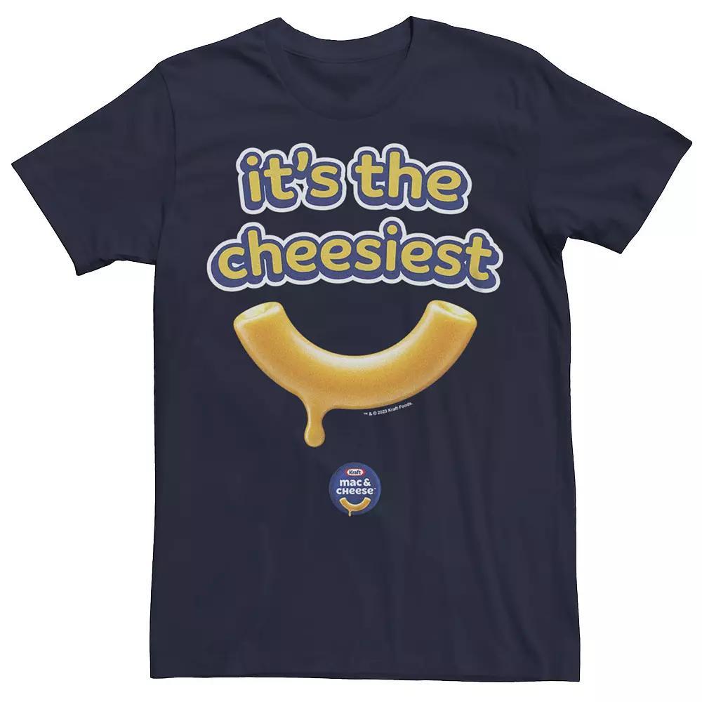 Men's Kraft Mac & Cheese It's The Cheesiest Graphic Tee, Size: Large, Blue Product Image