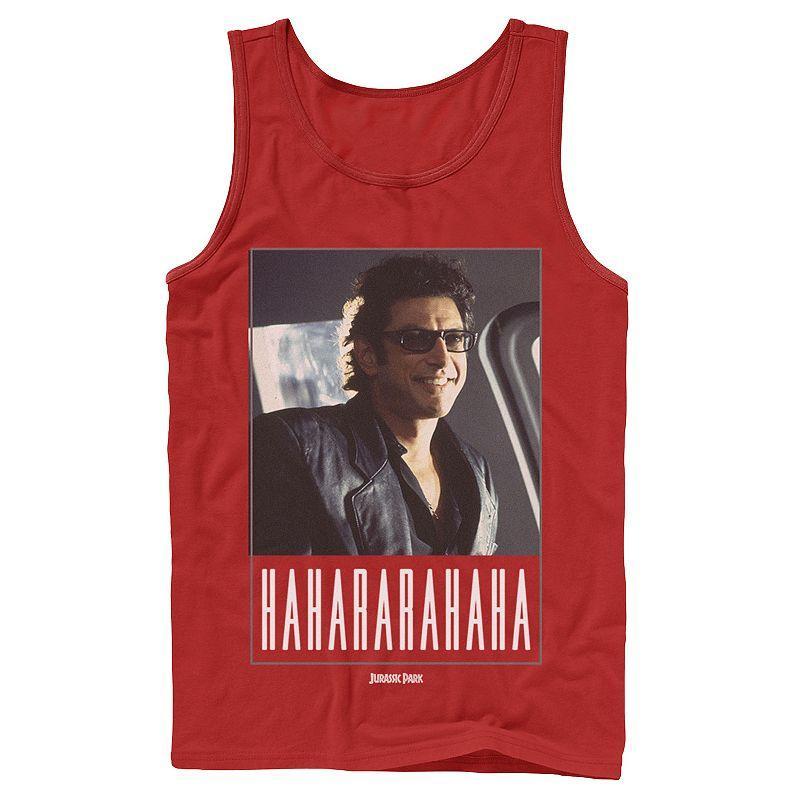 Men's Jurassic Park Ian Malcolm Hahararahaha Tank Top,  Product Image