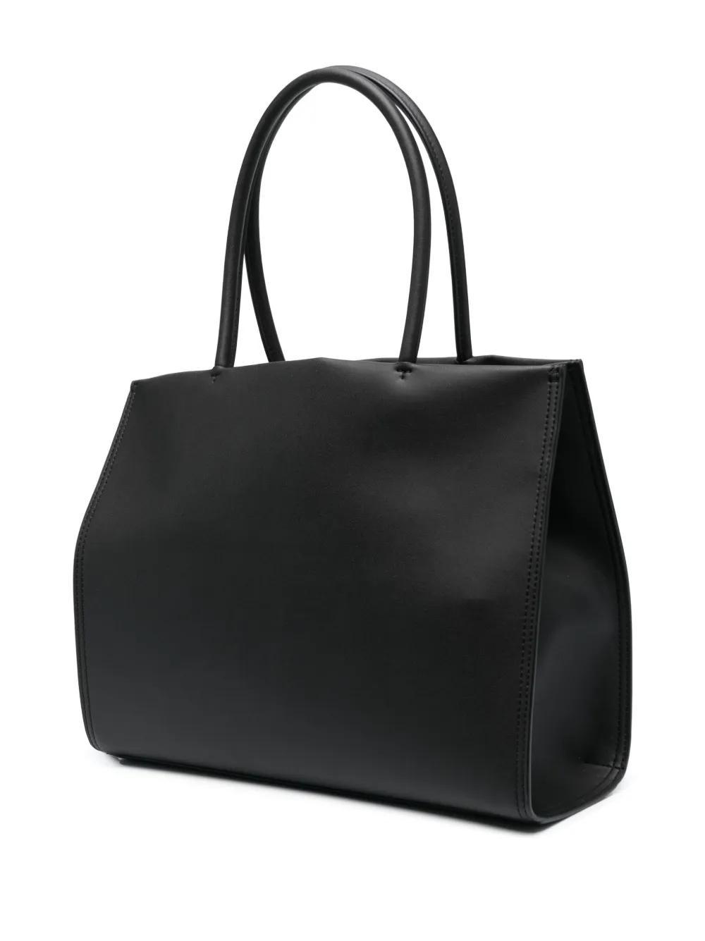 Black Ella Tote Bag In Eco-leather Woman Product Image