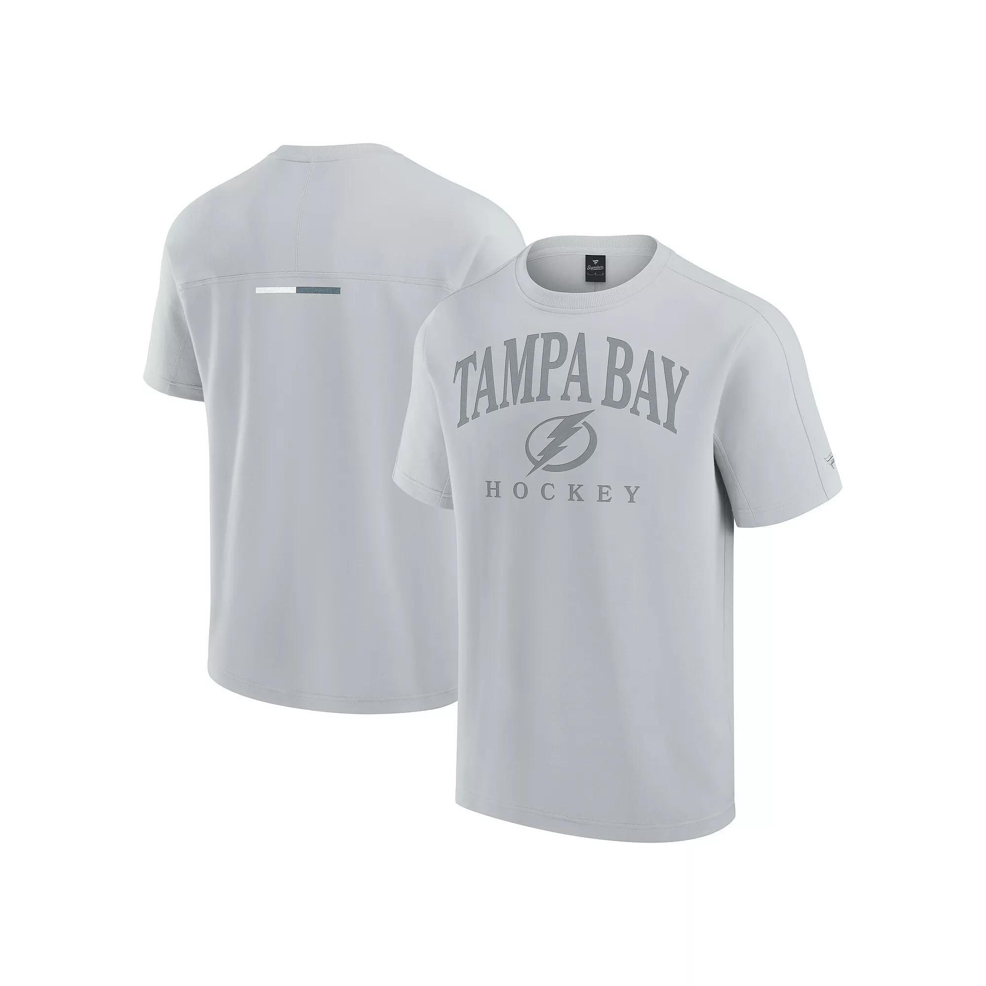 Men's Fanatics Gray Tampa Bay Lightning Elements Flex Tri-Blend T-Shirt,  Product Image