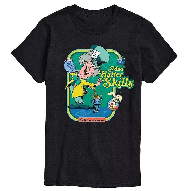 Disney's Alice in Wonderland Big & Tall Mad Hatter Graphic Tee, Men's, Size: 4XB, Blue Product Image