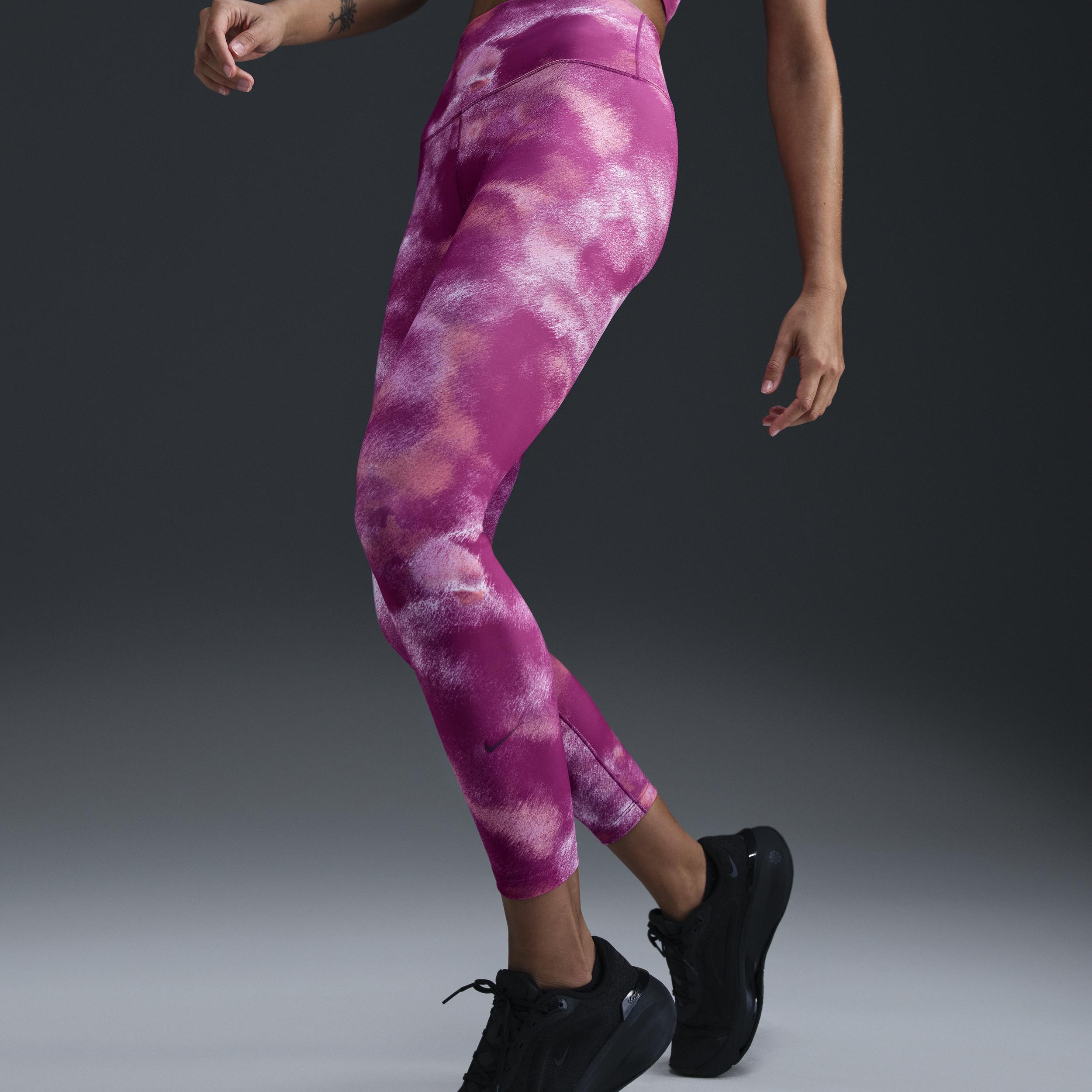 Nike Women's One High-Waisted 7/8 Printed Leggings Product Image