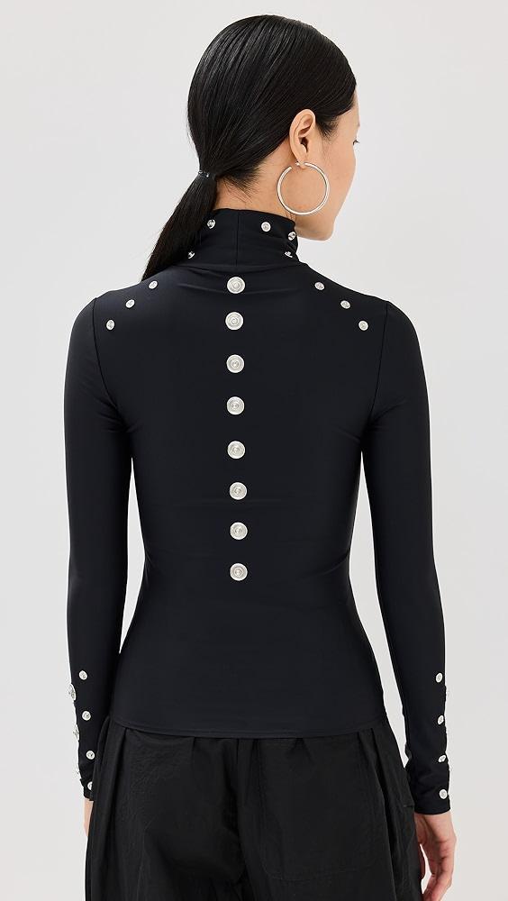 Coperni Snaps Turtleneck Top | Shopbop Product Image