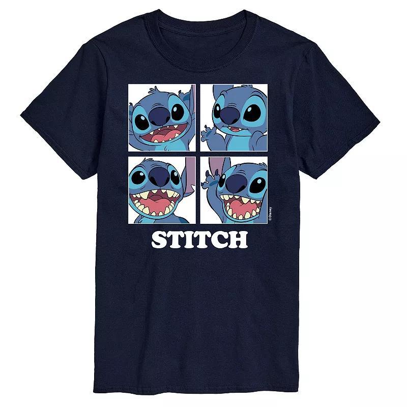 Disney's Lilo and Stitch Big & Tall Graphic Tee, Men's, Size: Large Tall, Blue Product Image