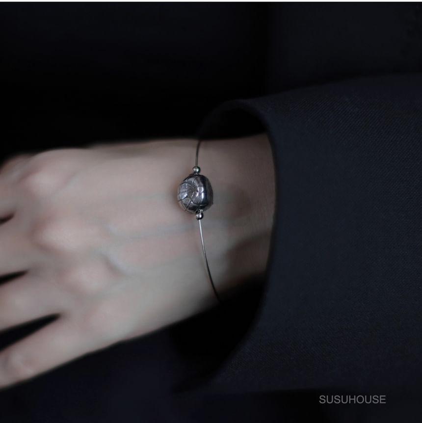 Sterling Silver Bead Bangle Product Image