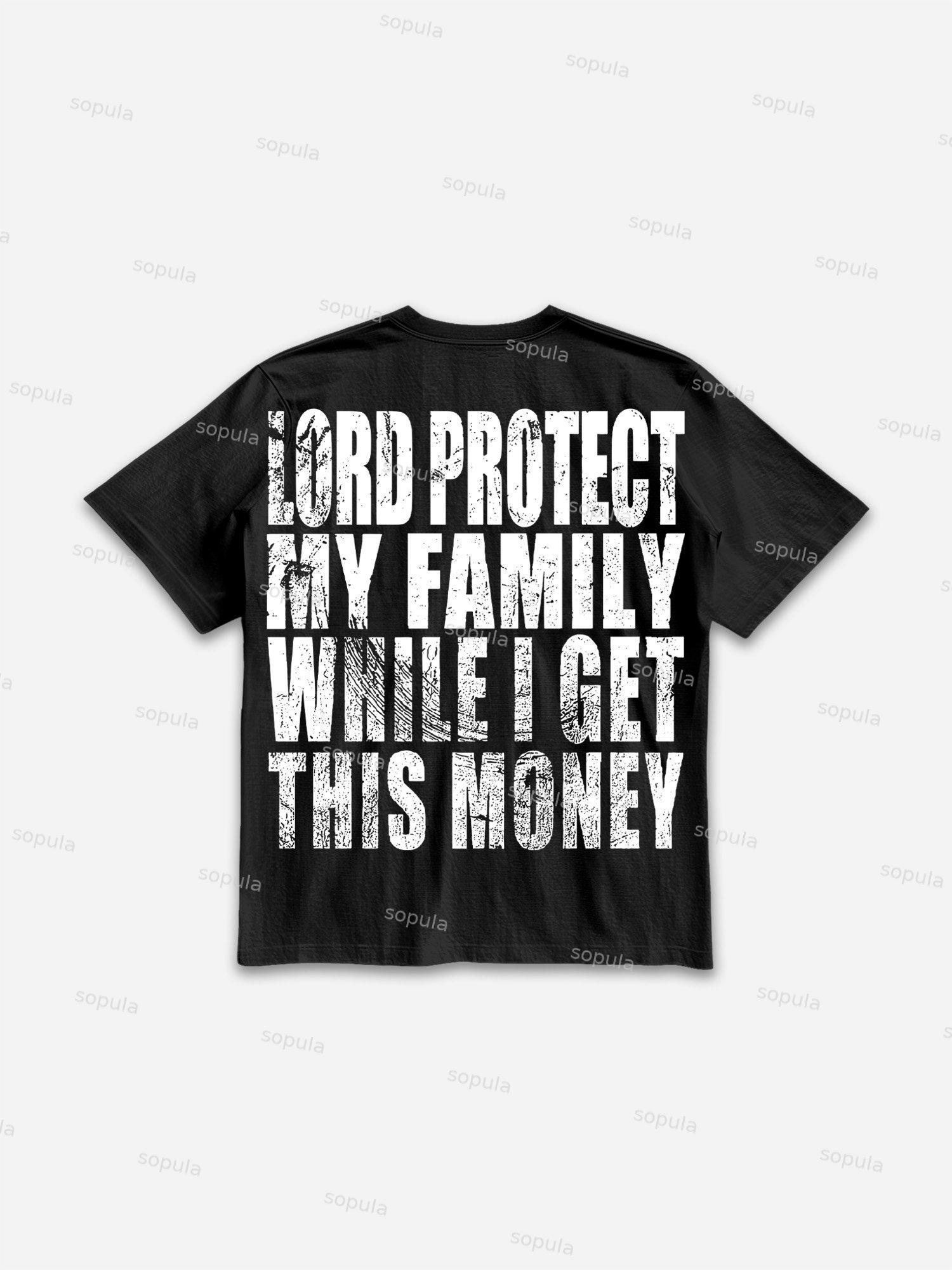 Sopula Vingate Get Rich Abstract Portrait Graphics Cotton T-Shirt Product Image