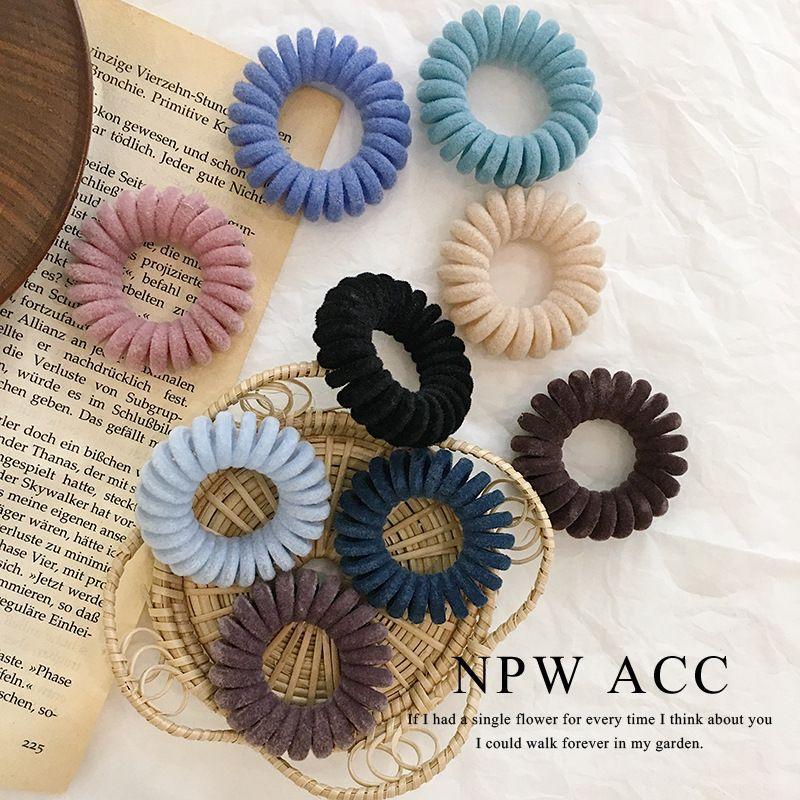 Velvet  Coil Hair Tie Product Image