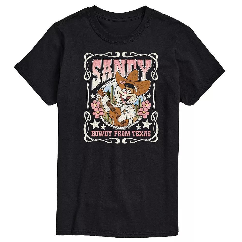 Men's SpongeBob SquarePants Howdy From Texas Graphic Tee,  Product Image