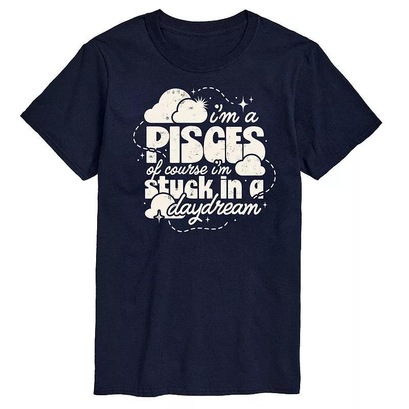 Men's I'm A Pisces Daydream Graphic Tee, Size: XXL, Purple Product Image