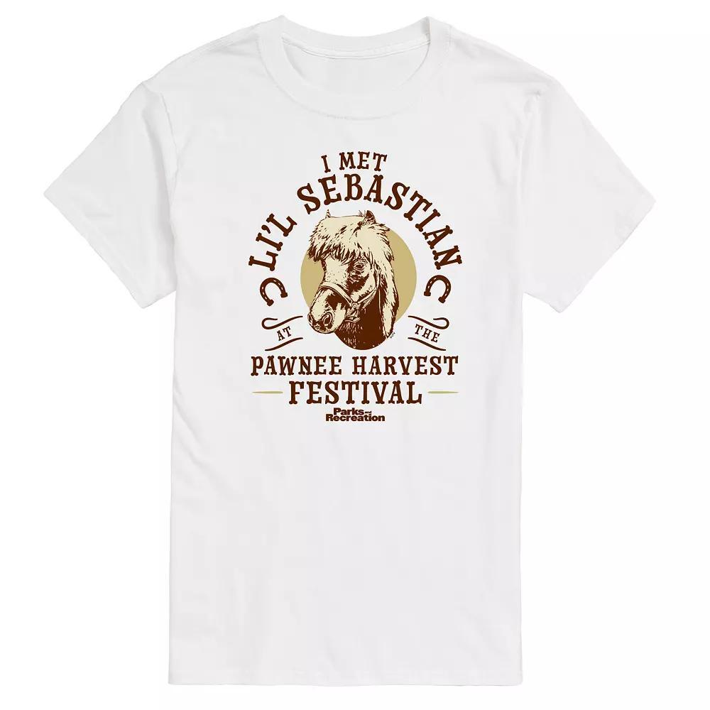 Men's Parks And Recs Lil Sebastian Graphic Tee,  Product Image