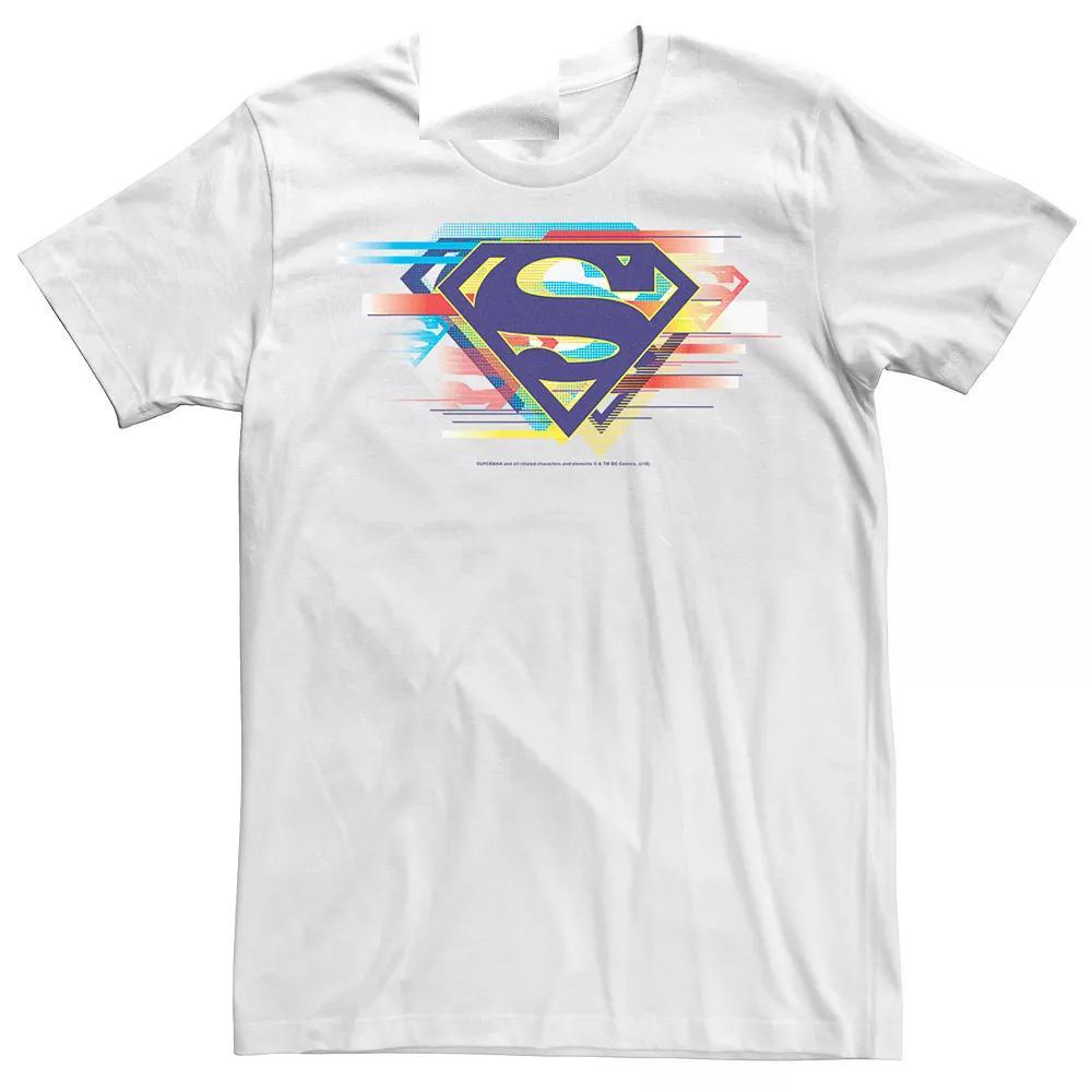Men's DC Comics Superman Tri Colored Chest Logo Graphic Tee,  Product Image