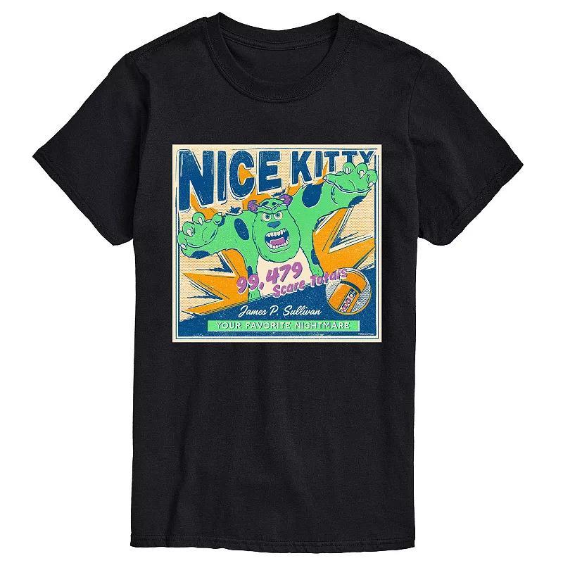 Disney's Monsters Inc. Big & Tall Nice Kitty Graphic Tee, Men's, Size: 4XL Tall, White Product Image