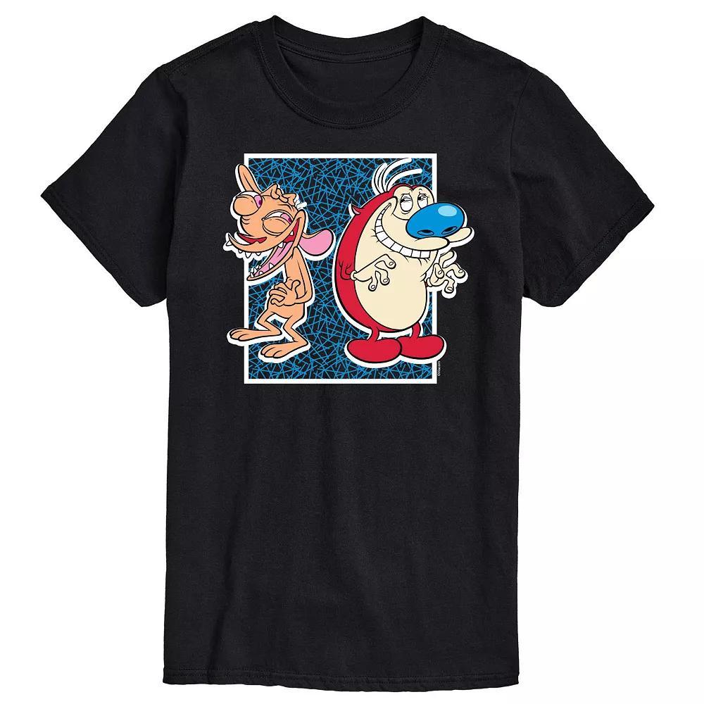 Big & Tall Ren & Stimpy Portrait Graphic Tee, Men's,  Product Image