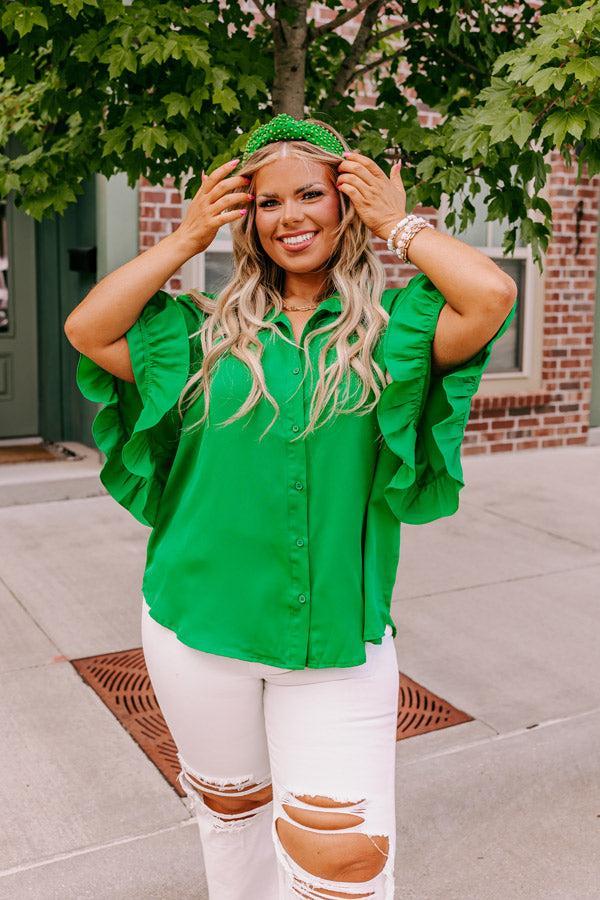 In Need Of Vino Button Up Curves Product Image