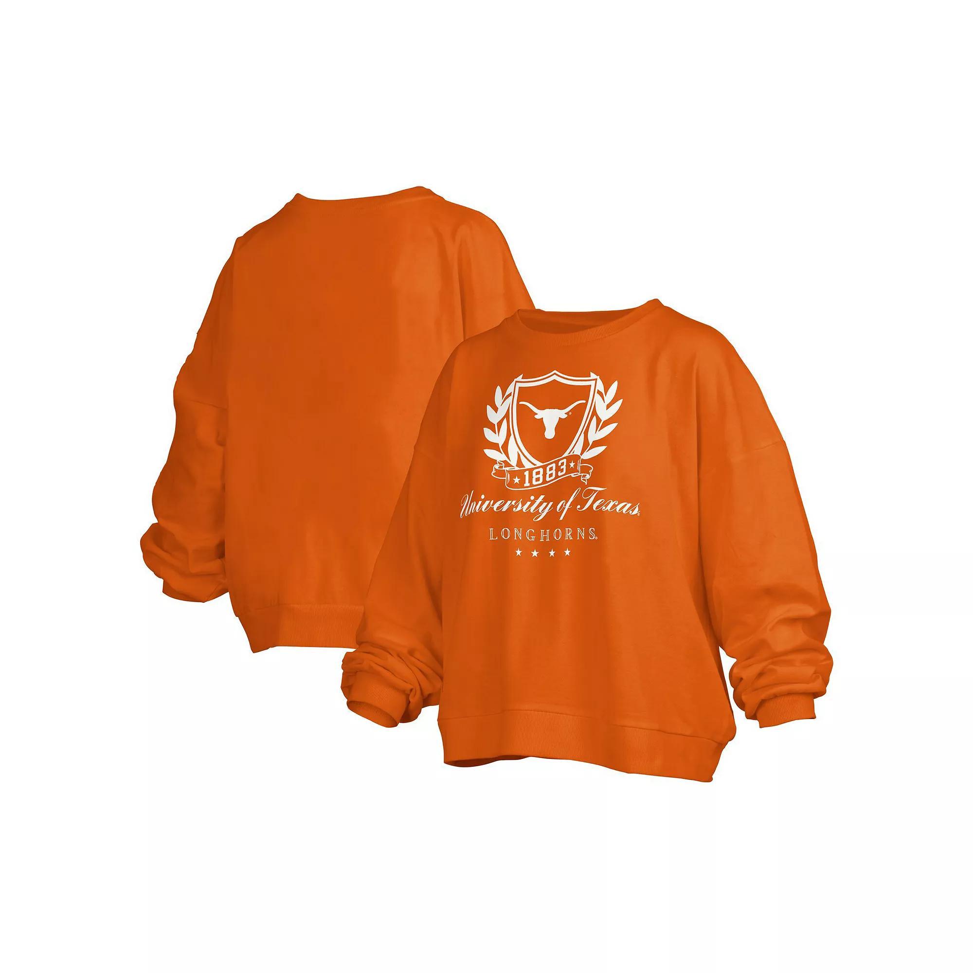 Women's Pressbox Texas Orange Texas Longhorns Big Aug Script Janice Over Product Image