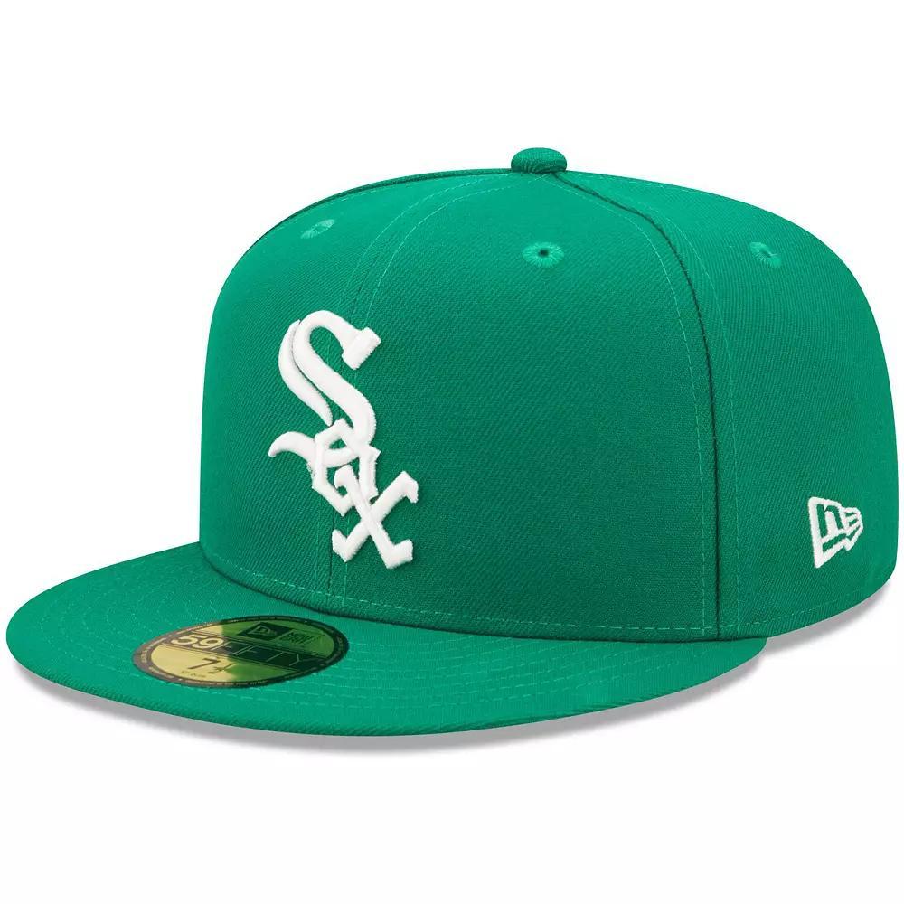 Men's New Era Kelly Green Chicago White Sox Logo White 59FIFTY Fitted Hat,  Product Image