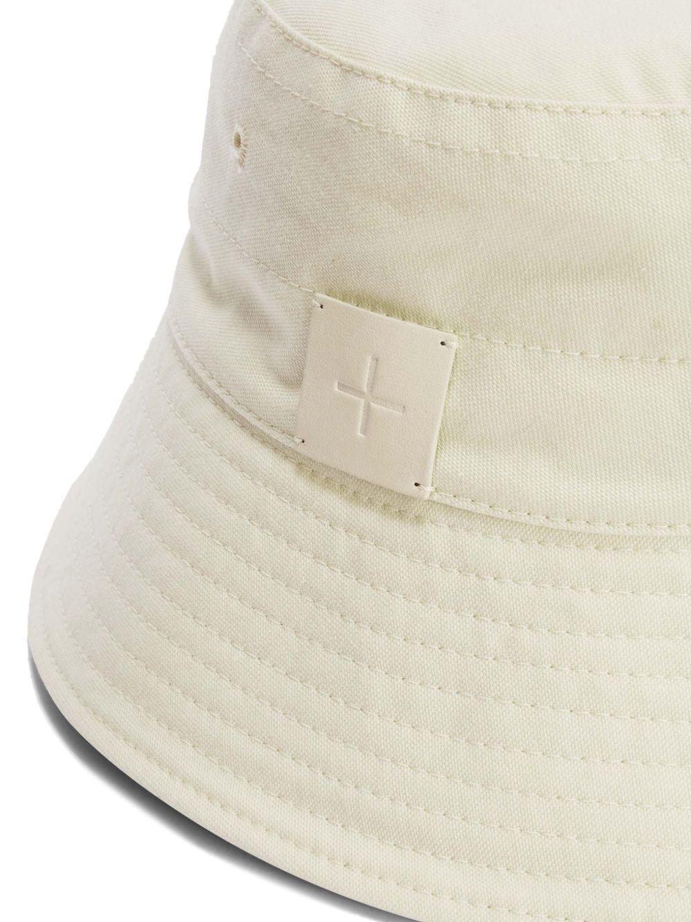 logo-patch cotton bucket hat Product Image