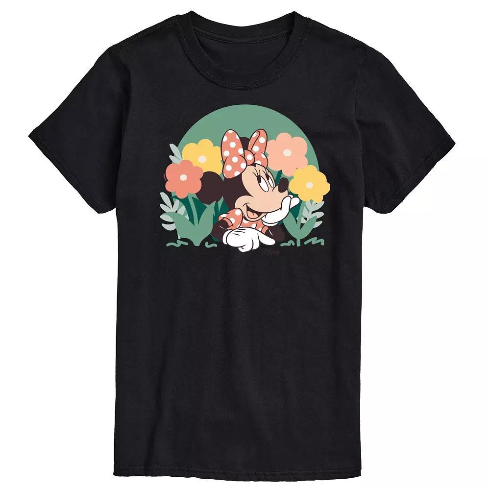 Disney's Minnie Mouse Men's Flowers Graphic Tee,  Product Image