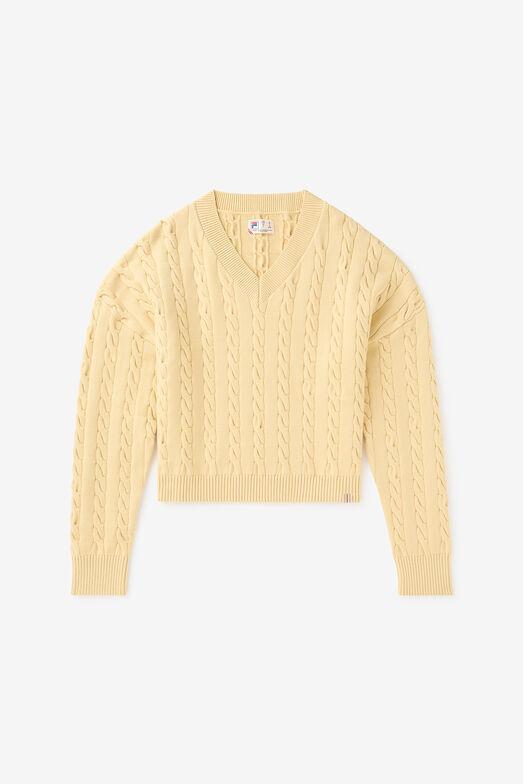 Baseline Chunky V-Neck Sweater Product Image