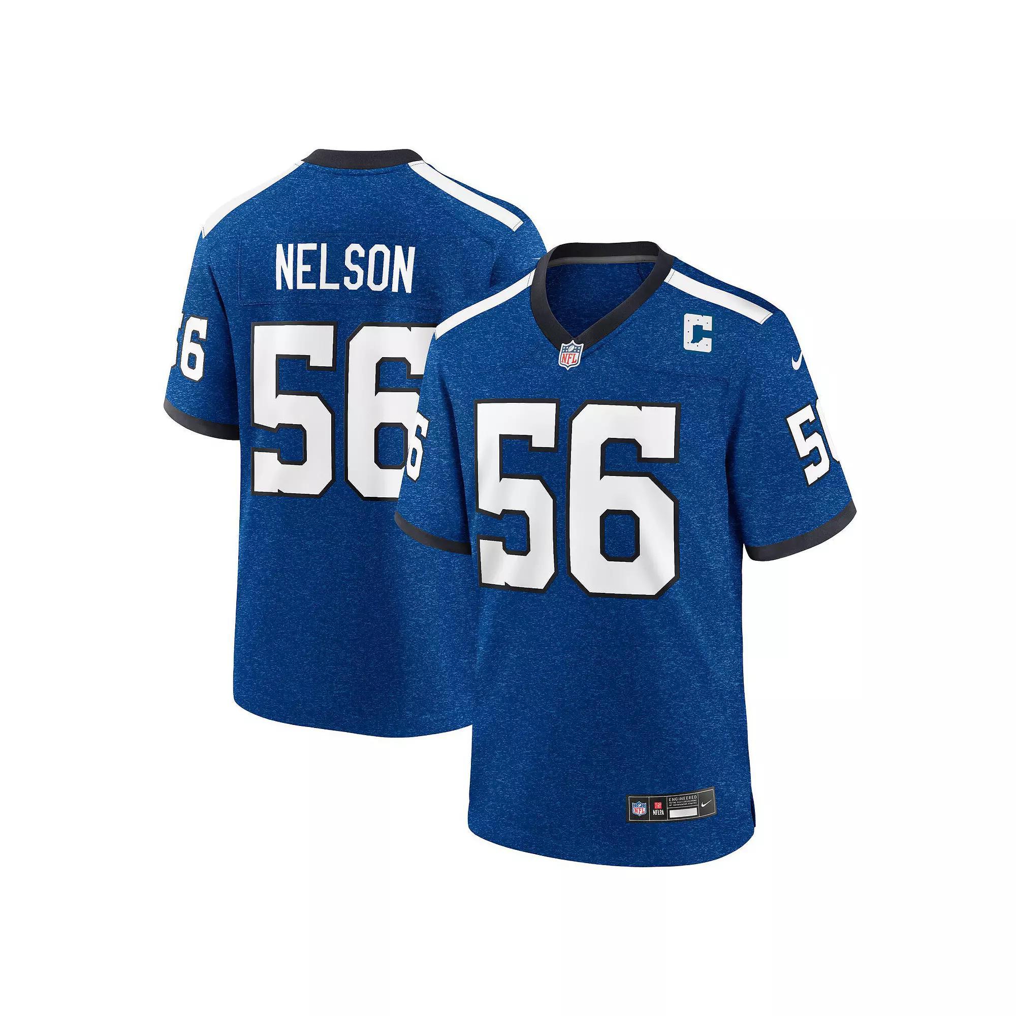 Men's Nike Quenton Nelson Royal Indianapolis Colts Indiana Nights Alternate Game Jersey,  Product Image