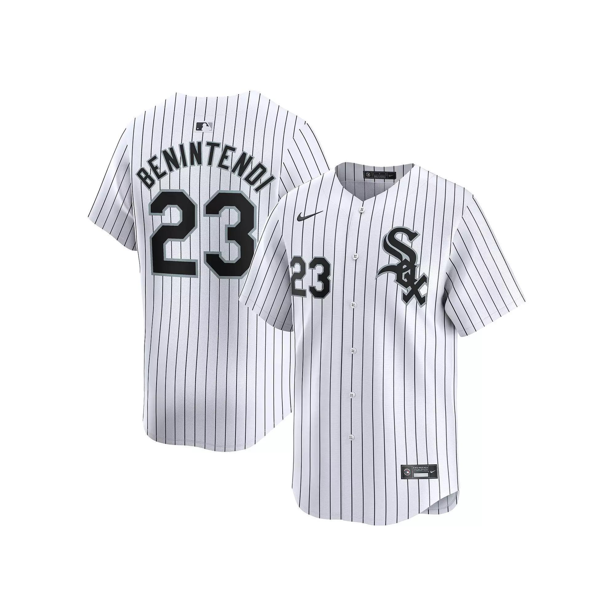 Men's Nike Andrew Benintendi White Chicago White Sox Road Limited Player Jersey,  Product Image