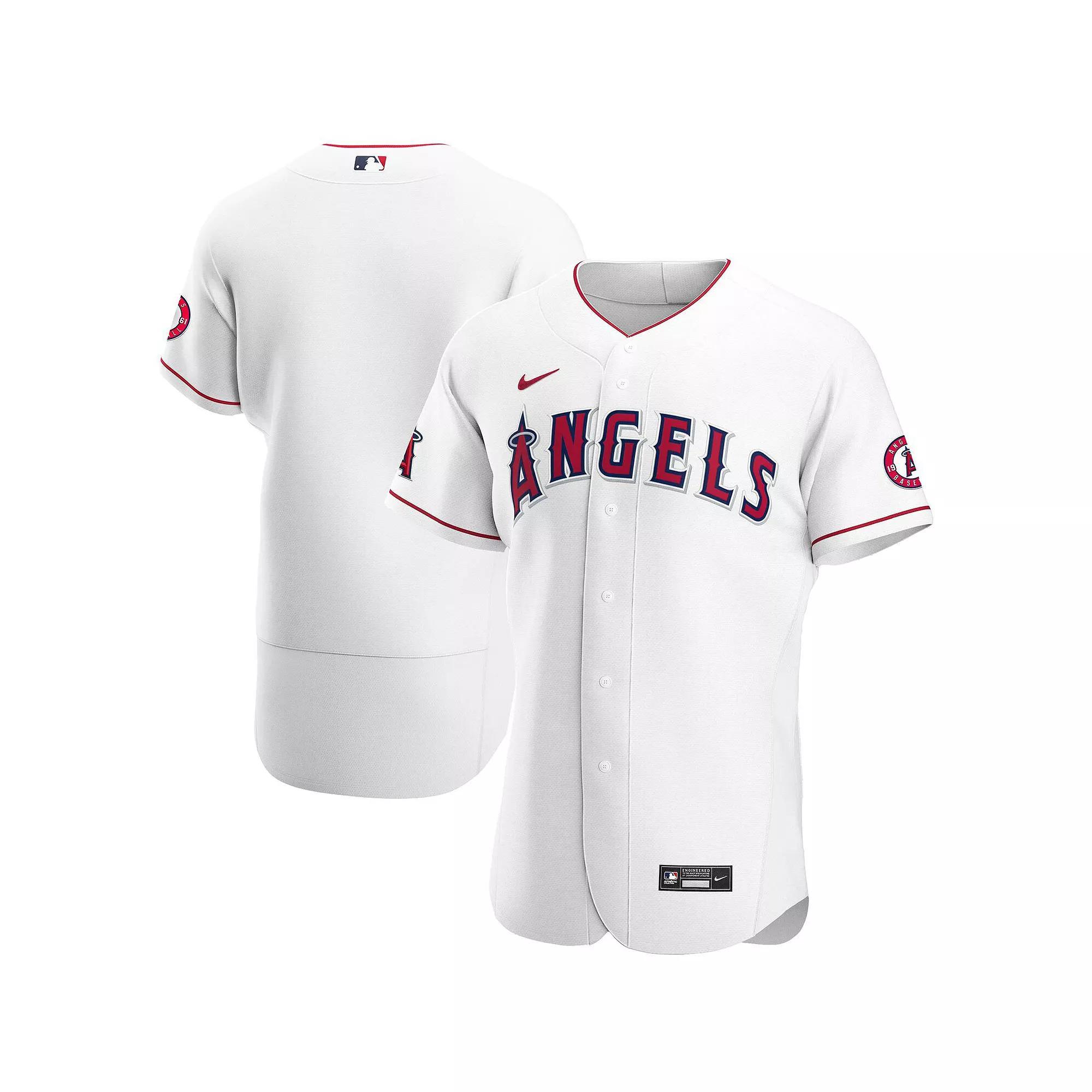 Men's Nike White Los Angeles Angels Home Authentic Team Jersey,  Product Image