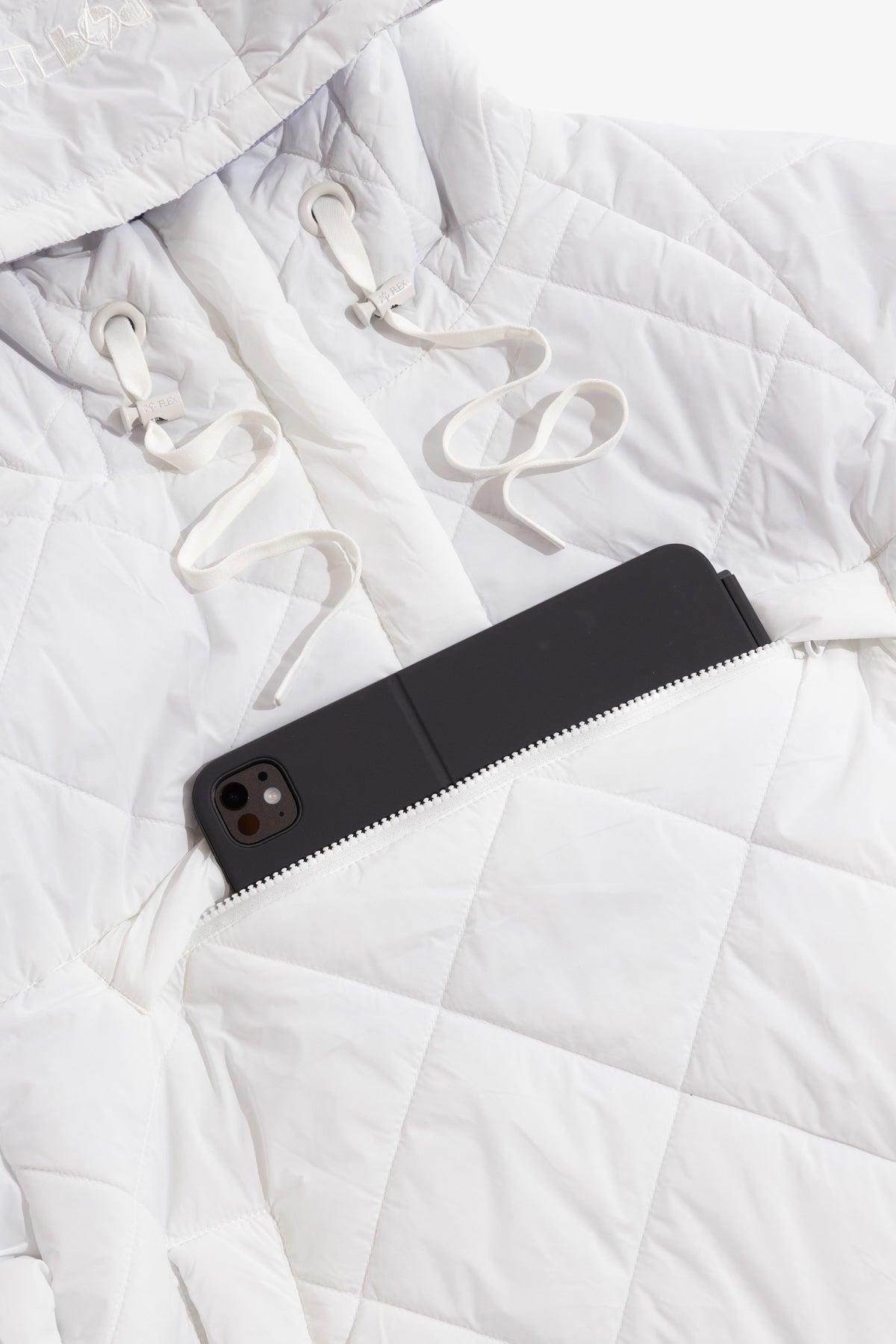 Pillow Packable Puffer Jacket - White Product Image