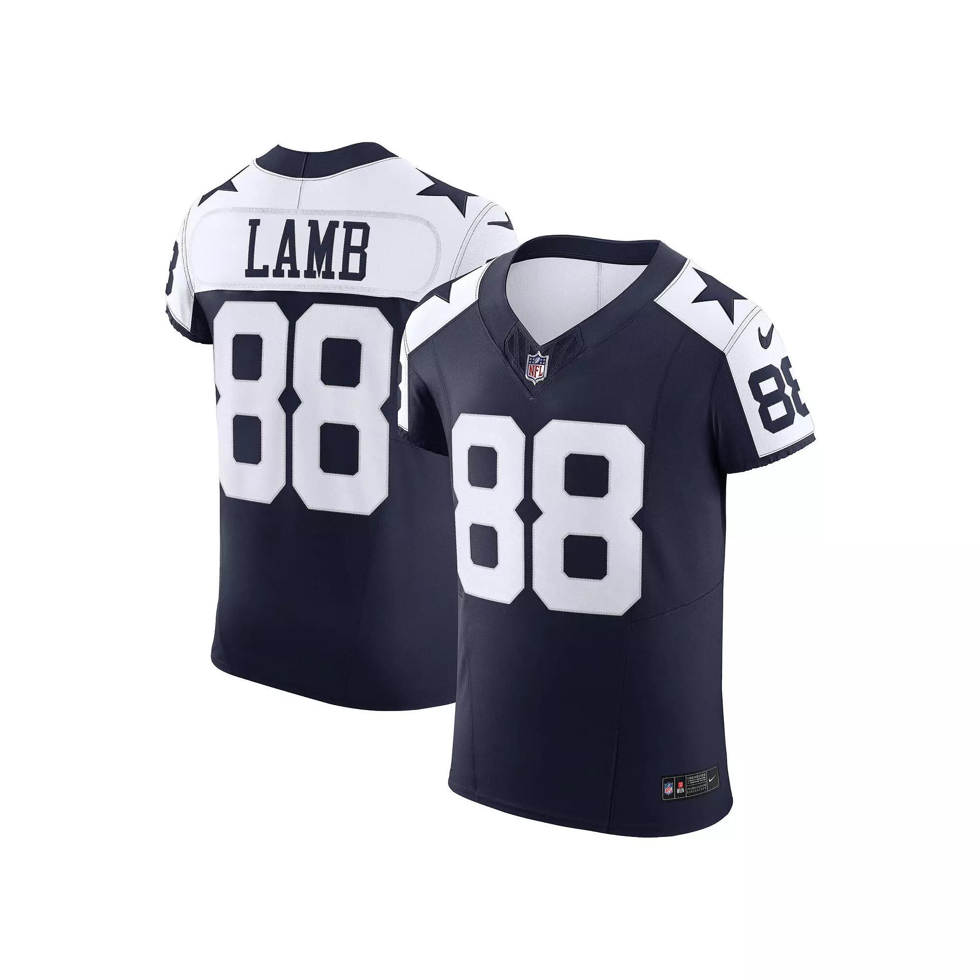 Men's Nike CeeDee Lamb Navy Dallas Cowboys Alternate Vapor F.U.S.E. Elite Jersey, Size: 56, Blue Product Image