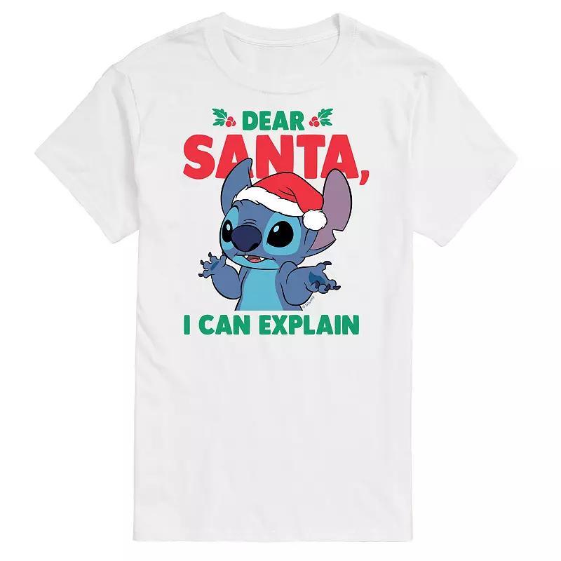 Disney's Lilo & Stitch Big & Tall Drear Santa Graphic Tee, Men's,  Product Image