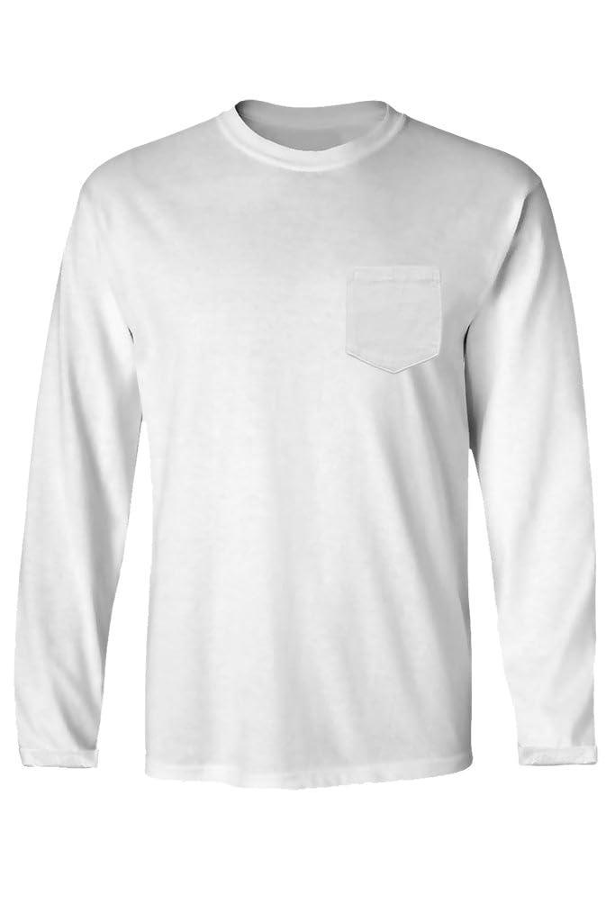 Mojo Sportswear Company The Plain Pocket Crew Men's Long Sleeve Tee Product Image