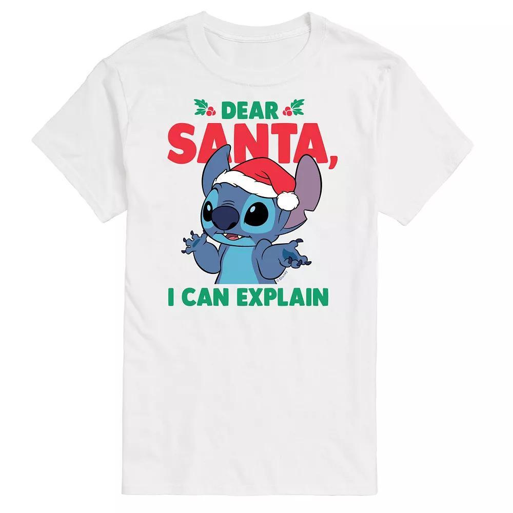 Disney's Lilo & Stitch Big & Tall Drear Santa Graphic Tee, Men's,  Product Image