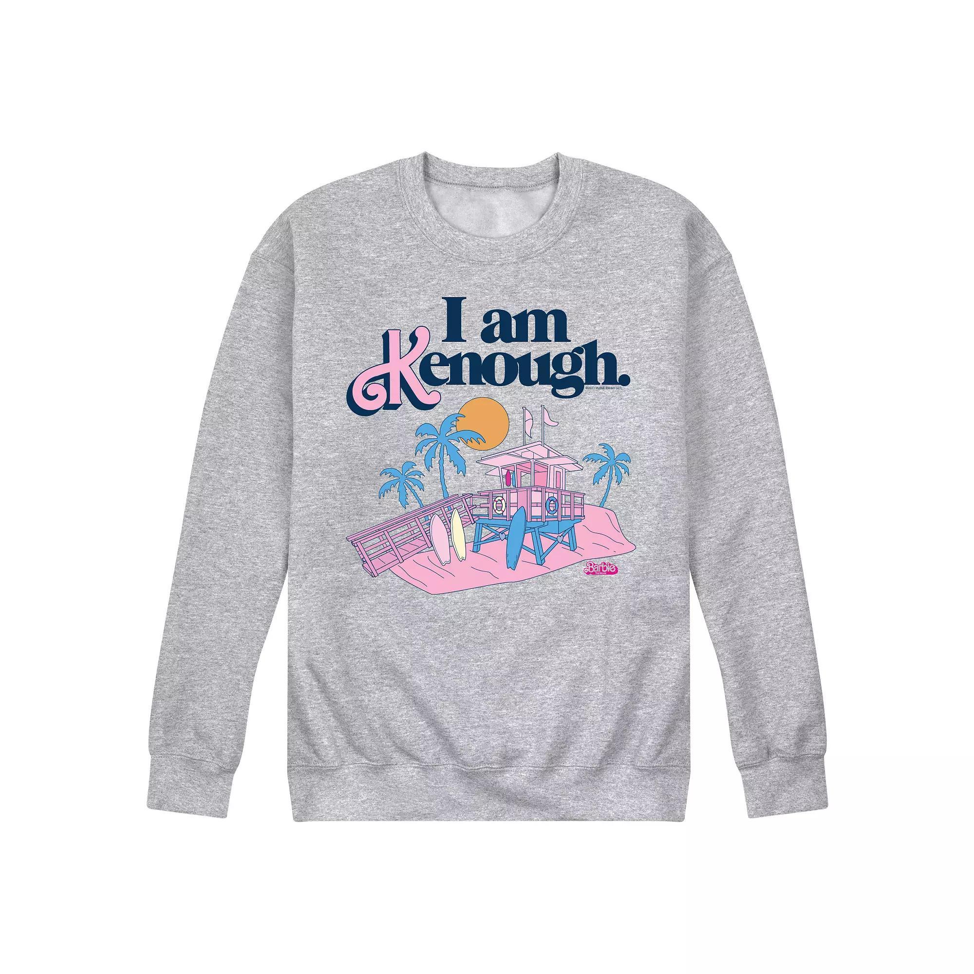 Men's Barbie The Movie I Am Kenough Graphic Tee, Size: Small, Grey Gray Product Image