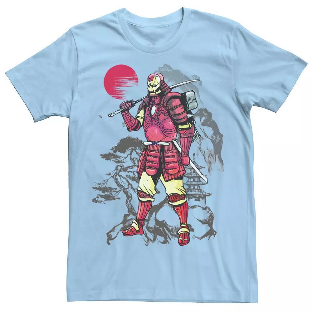 Men's Marvel Iron Man Samurai Mountain Sunset Graphic Tee,  Product Image