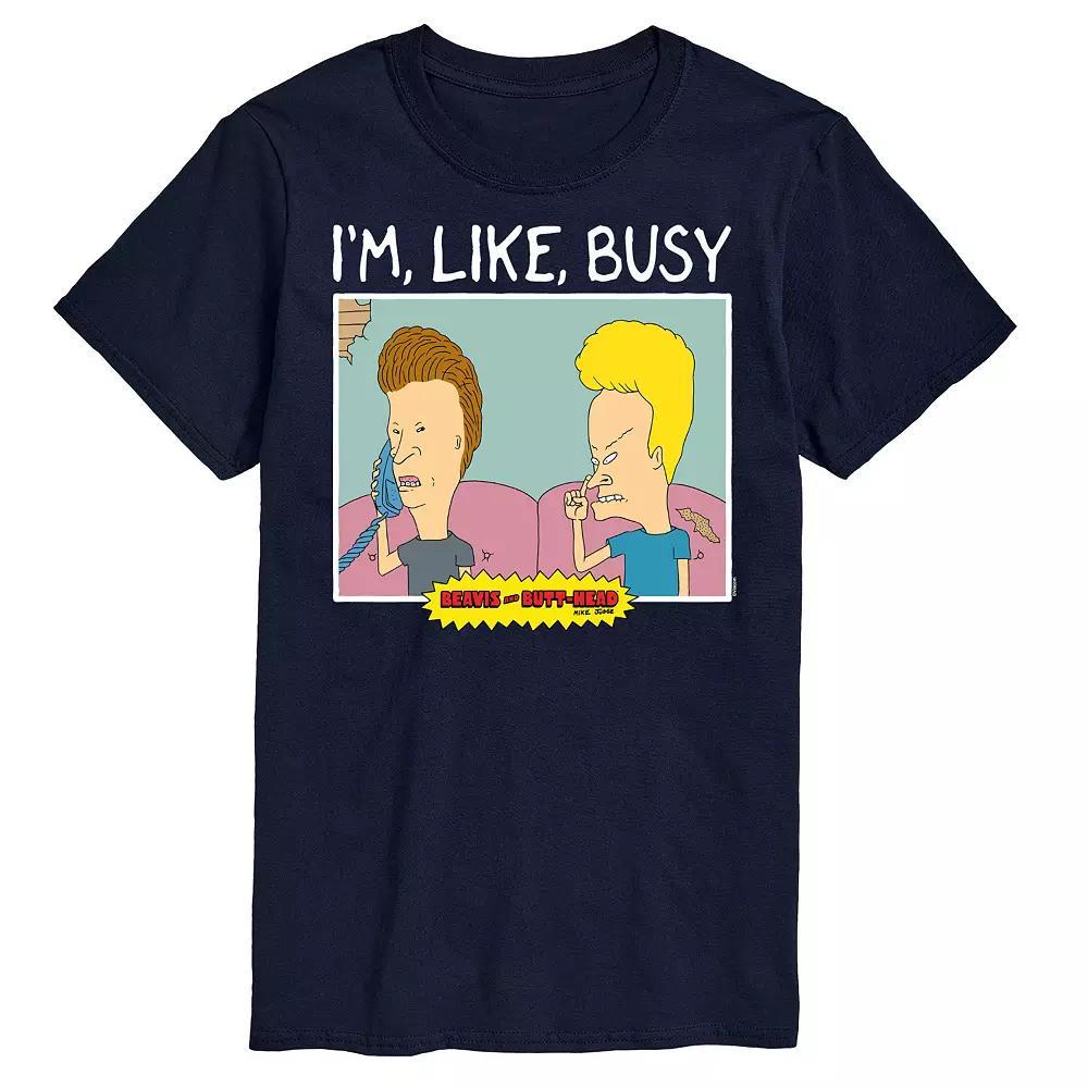 Men's Beavis And Butthead I'm Like Busy Tee,  Product Image