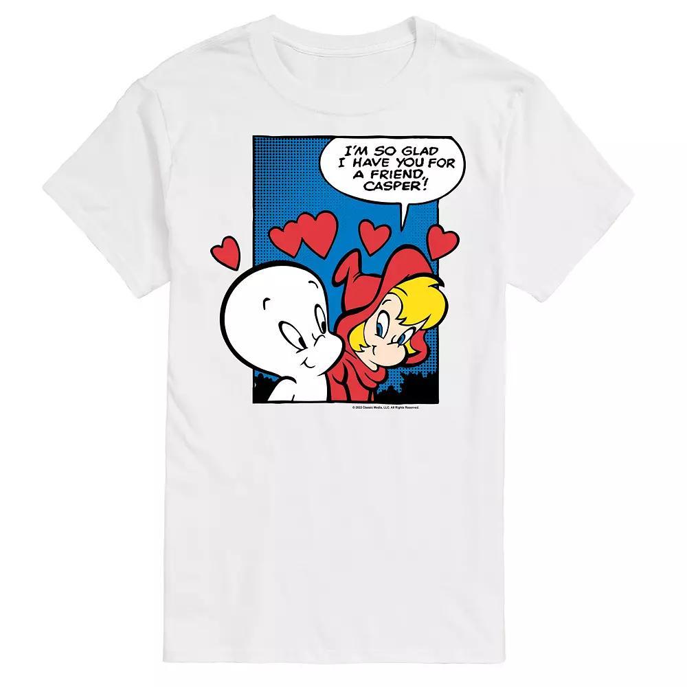 Big & Tall Casper Wendy Comic Panel Graphic Tee, Men's, Size: 3XB, White Product Image