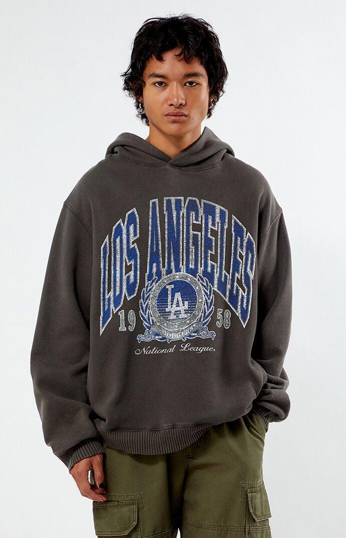 Mens New Era Los Angeles Dodgers MLB Vintage Oversized Logo Hoodie Product Image