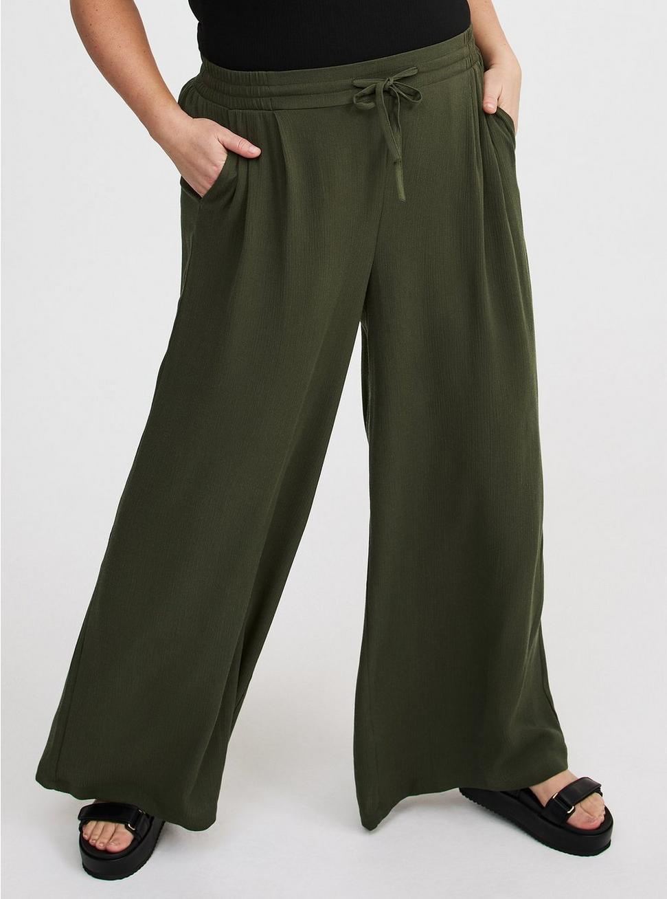 Pull-On Wide Leg Pant Product Image