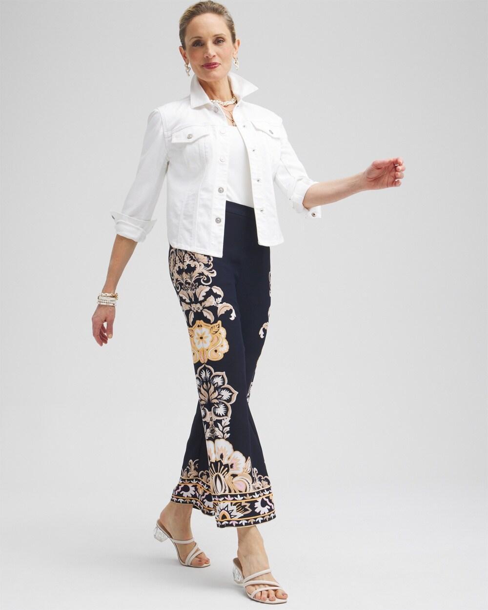 Floral Wide Leg Soft Pants Product Image