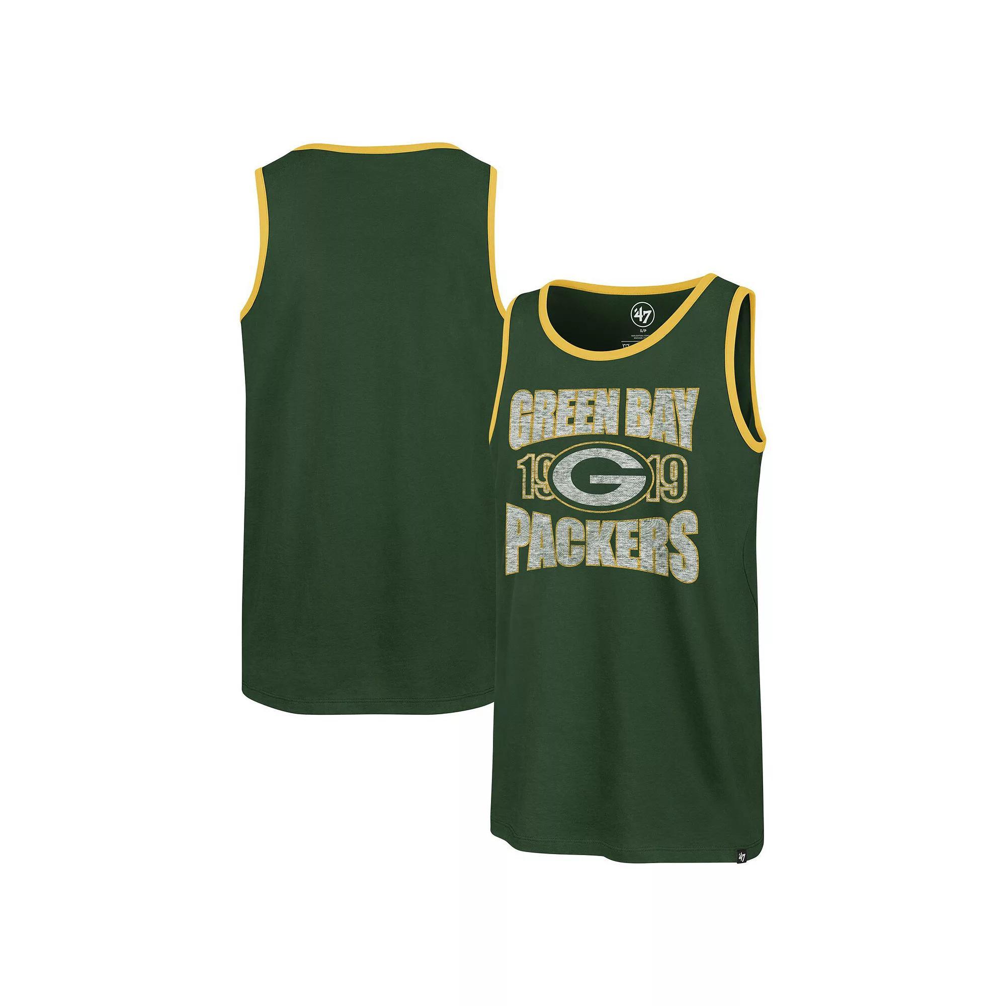 Men's '47 Green Green Bay Packers Upload Franklin Tank Top, Size: Small Product Image