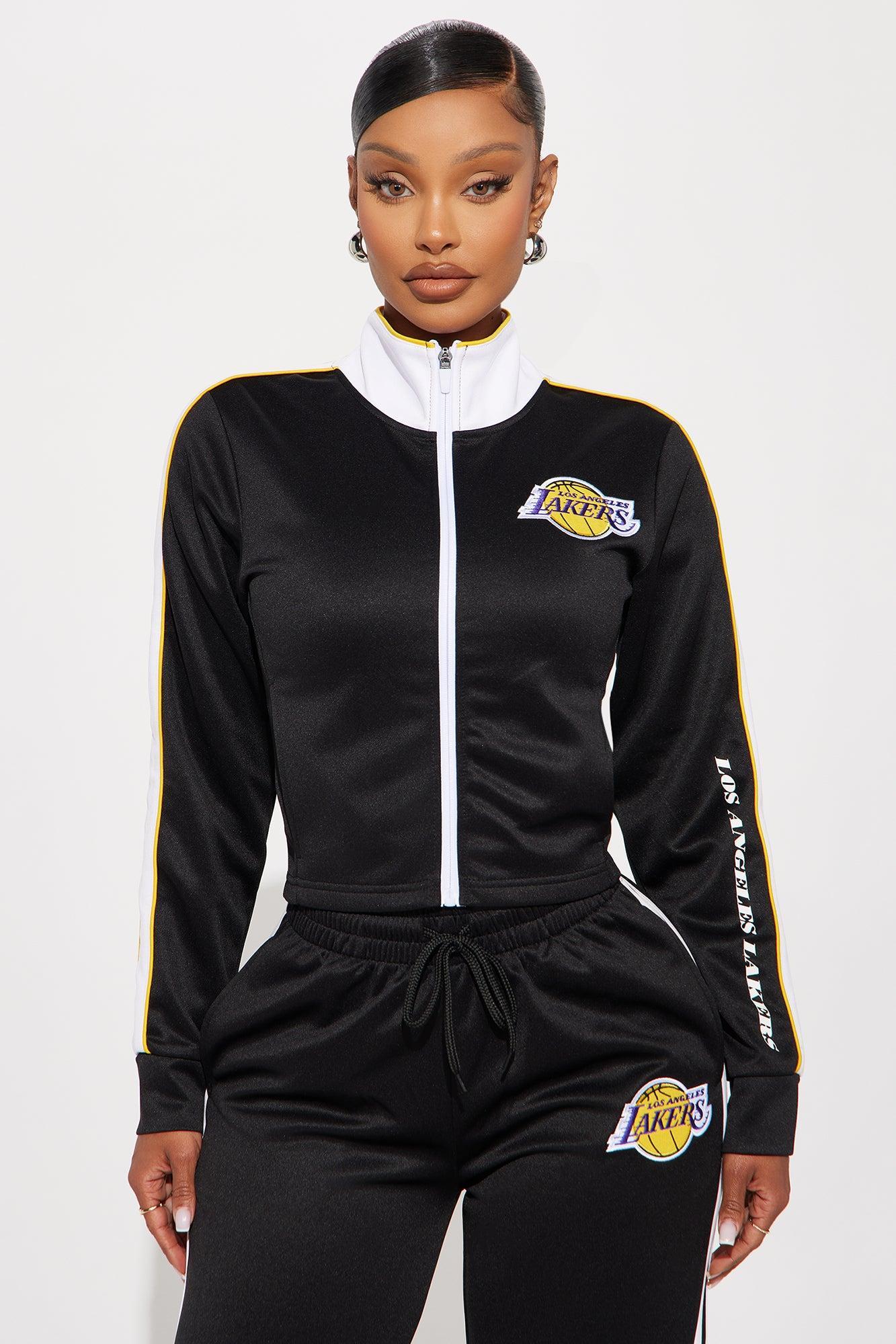 Lakers Halftime Zip Up Jacket - Black Female Product Image