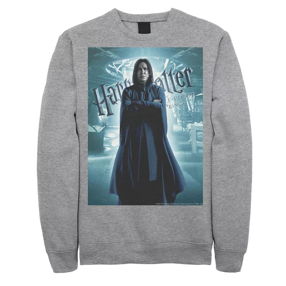 Men's Harry Potter Half-Blood Prince Snape Character Poster Fleece Graphic Pullover,  Product Image