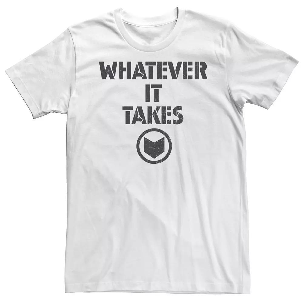 Big & Tall Marvel Avengers Endgame Whatever It Takes Hawkeye Logo Tee, Men's,  Product Image