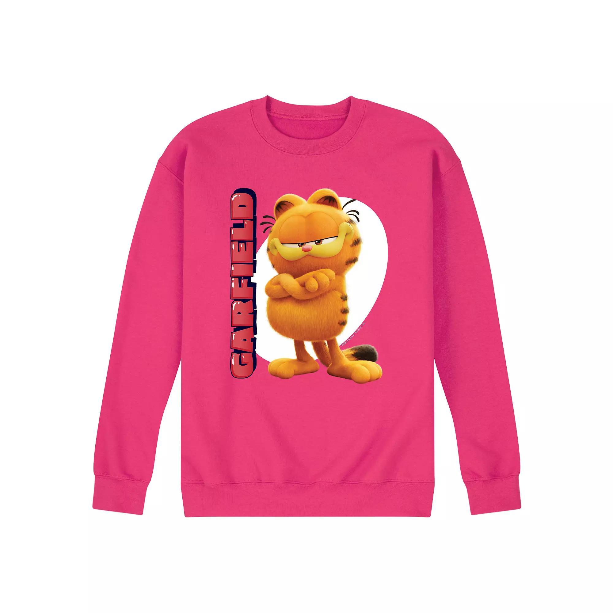 Men's Garfield The Movie Fleece Sweatshirt,  Product Image