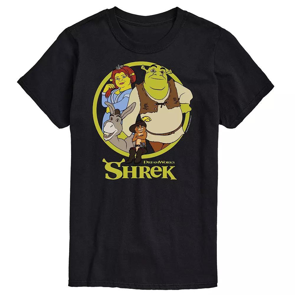 Big & Tall Shrek Group Tee, Men's,  Product Image